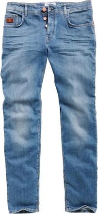Carlo Colucci Premium Slim Fit Jeans - Miami - Heren - Slim Fit Jeans - Blauw - W30 L32 - Denim - Jeans