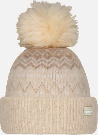 Barts Womens Barts Womens Woodstar Alpaca Wool Bobble Hat - Cream - Size: ONE size