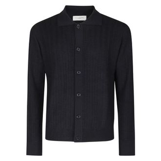 Paolo Pecora Cardigan - Heren - Truien - Blauw - Maat: M