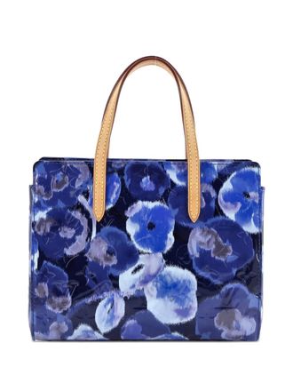 Louis Vuitton Catalina Handbag Limited Edition Monogram Vernis Ikat BB tote bag - Blu