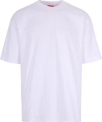 Diesel Boggy Megoval T-Shirt - Heren - T-shirts - Wit - S - Katoen - Tops