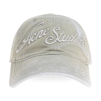 Acne Studios Caps, unisex, Gray, Size: ONE SIZE Baseball Cap