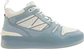 Moncler Schoenen, Dames, Blauw, 39 EU, Leer, Pivot Sneakers