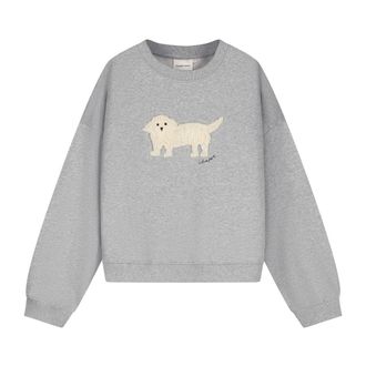 Fabienne Chapot Amy Puppy Sweater - Sweatshirts & Hoodies - Mujer - Gris - 2XL