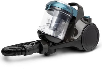 H.Koenig Stc56 Aspirador Multi Cicl&oacute;nico Sin Bolsa, Potencia 700w, Eficiencia Energ&eacute;tica A, Filtro Hepa, Ligero Y Silencioso 79 Db, Azul, 700 W, 2.5 Litros, De