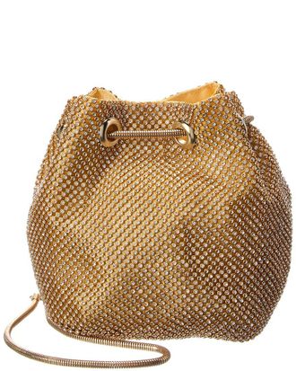 Rene Ruiz Allover Crystal Bucket Bag