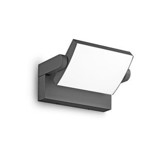 Netlighting SWIPE LED Outdoor Down Wall Lamp Anthracite 3000K IP54 in Black