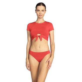 Robin Piccone Ava Bikini Bottom Womens Guava Swimwear Beach JDM2793