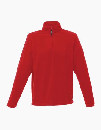 Regatta Mens Regatta Mens 170 Series Anti-pill Zip Neck Micro Fleece - Red - Size: 40