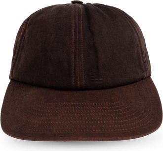 Maison Margiela Cap met Klep - unisex - Petten - Rood - ONE Size - Katoen - Accessoires