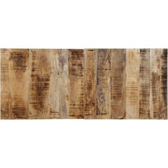 vidaXL Cabecero De Cama 120 Cm Madera Maciza De Mango Rugoso Vidaxl