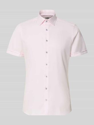 Olymp Level 5 Slim Fit Business-Hemd mit Kentkragen in Rosa, Gr&ouml;&szlig;e 38