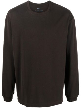Meta Campania Collective Sweater met ronde hals - Bruin