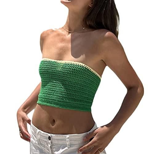 Haut Spaghetti Femme Sans Manches - Style Y2K, Couleur Unie, Idéal été, Look Clean Girl
