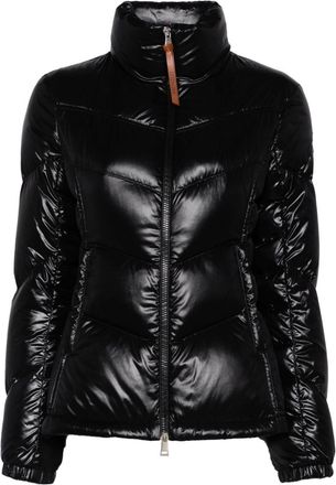 Moncler Gast jacket - women - Polyamide/Down/Polyamide/Feather - 0 - Black
