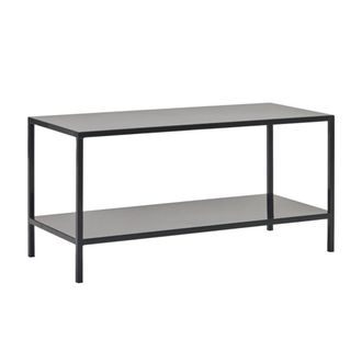 House Doctor Mesa de centro rectangular de acero negro