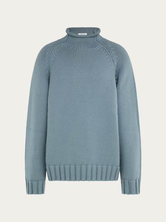 Ferragamo Uomo Maglia a lupetto Verde