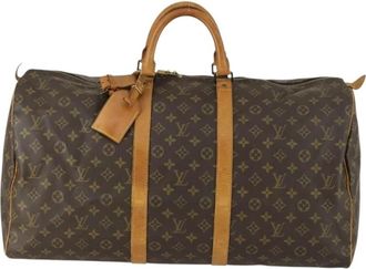 Louis Vuitton Pre-owned Weekend Bags, female, Brown, Size: ONE SIZE Pre-owned Keepall Duffle Bag
