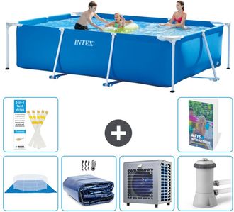 Intex Piscina Con Estructura Rectangular - 300x200x75 Cm - 7-piezas S124