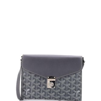 Goyard Chypre Wallet on Strap Coated Canvas with Leather