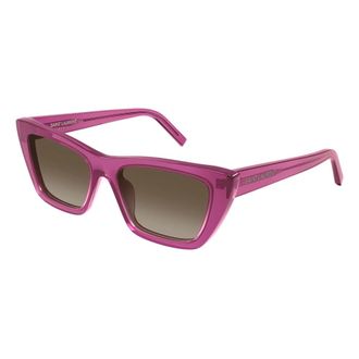 Saint Laurent Sunglasses, female, Pink, Size: 55 MM Mica Sunglasses SL 276