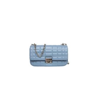 Michael Kors Borsa a spalla convertibile Tribeca con catena grande - - Bags - Donna - Blu - ONE SIZE