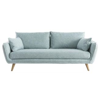 Miliboo Miliboo - Divano scandinavo 3 posti grigio chiaro screziato creep