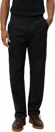 Les Deux Como Cotton Chino Pants In Black