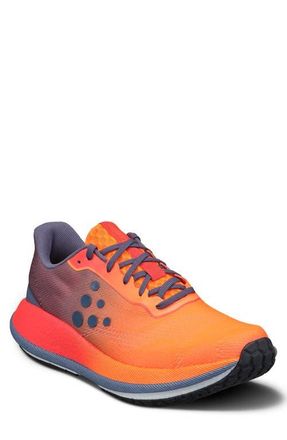 Craft Pacer 2 Running Shoe in Orange/Grey at Nordstrom, Size 9.5