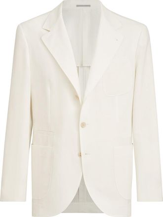 Brunello Cucinelli Linen deconstructed blazer in Panama at Nordstrom, Size 48 It