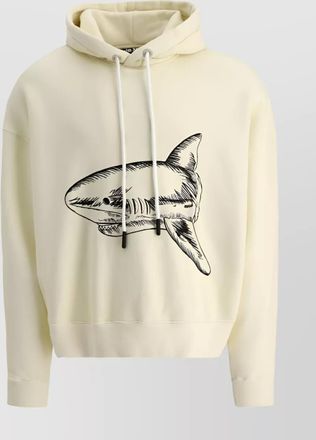 Palm Angels BROKEN SHARK graphic hoodie