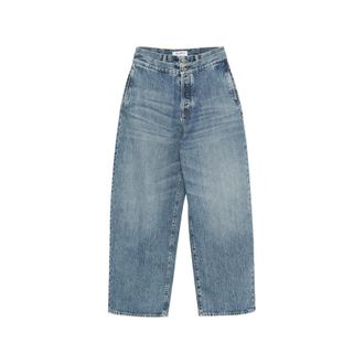 The Attico Wide Jeans - female - The Attico - Wide Jeans - Blue - W25 - Jeans