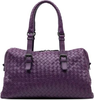 Bottega Veneta Borsa a mano Montaigne Intrecciato in nappa 2012-2024 - Viola