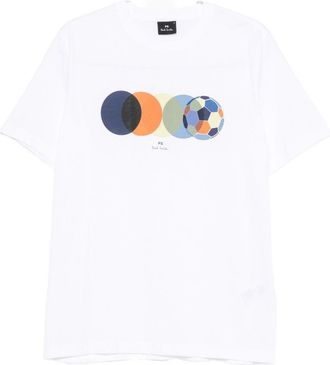 Paul Smith T-shirt in cotone da calcio Ps By Paul Smith