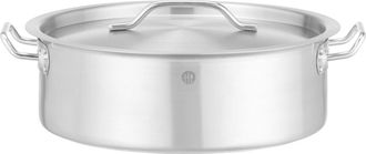OEM Pentola Bassa Con Coperchio Della Linea Budget, 14,1 L, Diametro 360x139 Mm
