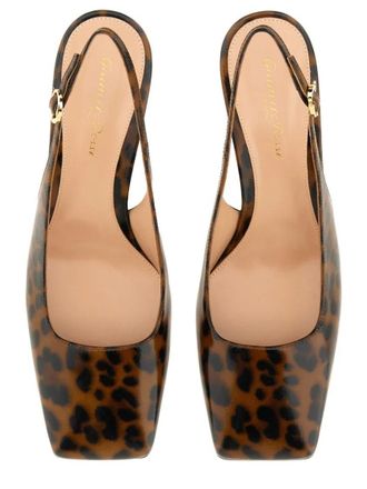 Gianvito Rossi Hohe Schuhe - Christina Slingback - Gr. 36 (EU) - in Braun - f&uuml;r Damen