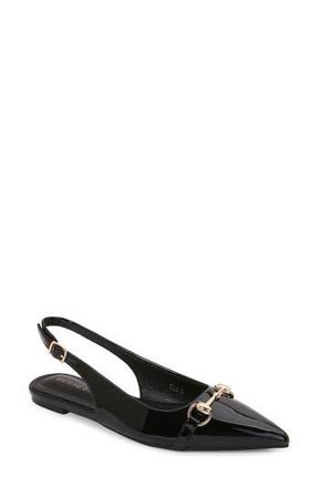 Berness Bit Slingback Flat in Black at Nordstrom Rack, Size 7.5