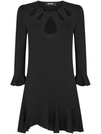 Dsquared2 Mini-jurk met uitgesneden detail - Zwart