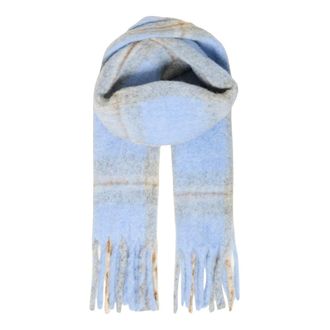 Ichi Ichi - Winter Sjaal - Dames - Accessoires - Blauw - Maat: ONE Size