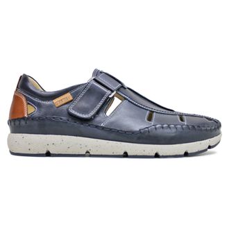Pikolinos Fuencarral M4U-0100 Leather Mens Casual Shoes - Blue - Size:UK 10.5-11