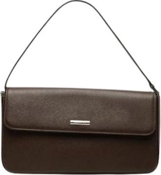 Burberry Pre-owned Vintage Leren Schoudertas - Dames - Vintage Schoudertas - Bruin - ONE Size - Leer - Vintage
