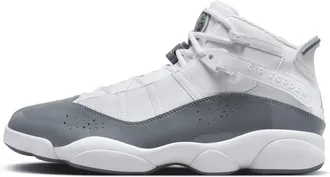 Nike Jordan Mens Jordan 6 Rings Shoes in White | 322992-121