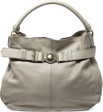 Burberry Lambeth shopper met leren ceintuur - Grijs