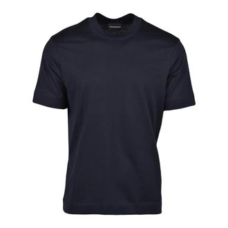 Emporio Armani T-Shirts, male, Blue, Size: 2XL T-Shirt