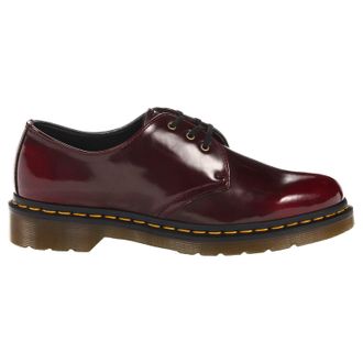 Dr. Martens Vegan 1461 Synthetic Unisex Lace Up Shoes - UK 6 - US 8 Women / 7 Men - EU 39 - Cherry Red - Size:UK 6
