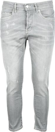 low brand jeans - Heren - Skinny Jeans - Grijs - W29 - Katoen - Jeans