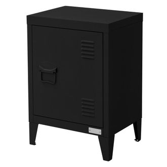 ML Design Archivador de oficina metalico negro 40x30x57,5cm