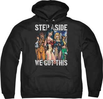 Gildan Justice League of America Heroines Adult Pull Over Hoodie / Hooded Sweatshirt