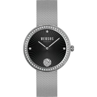 Versus Elegante Mesh Band Dameshorloge - Dames - Horloges - Grijs - ONE Size - Accessoires