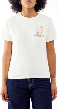 BDG Pancakes Cotton Graphic Baby Tee in Ecru at Nordstrom Rack, Size X-Small/small